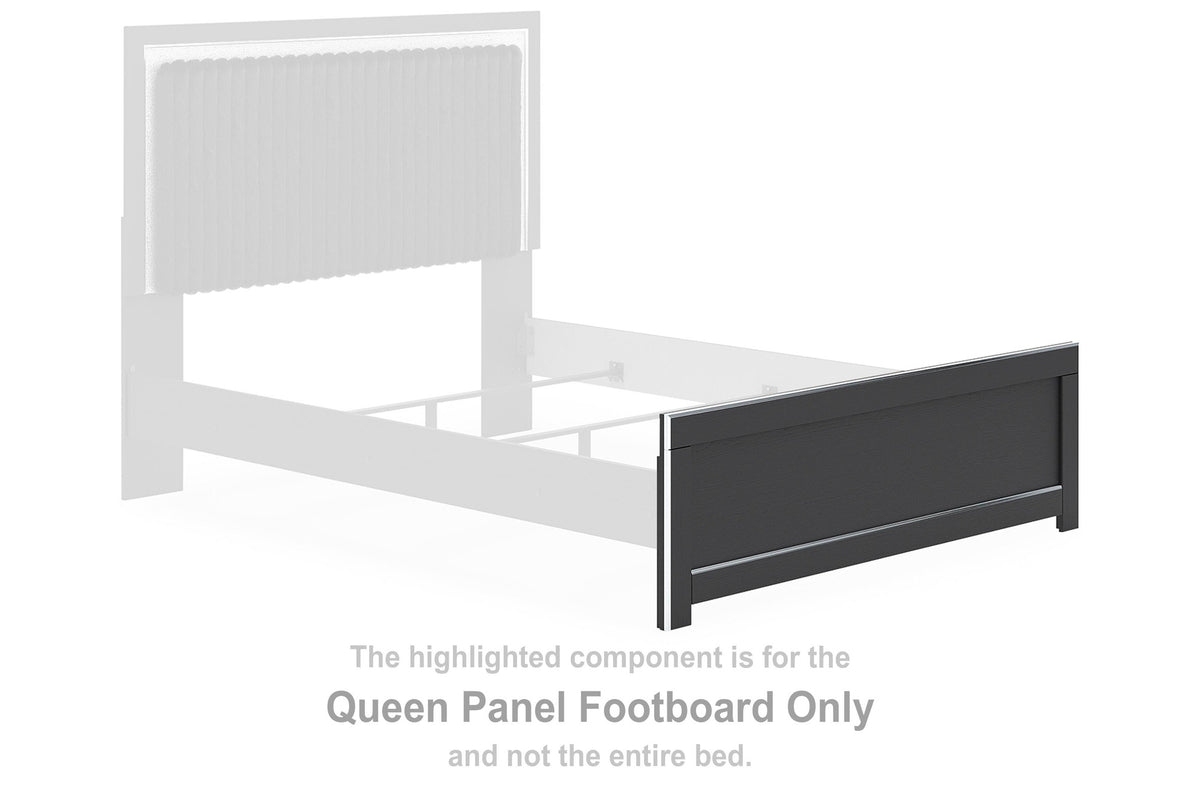 Zuraleus King Panel Footboard (PCB3380-SI)