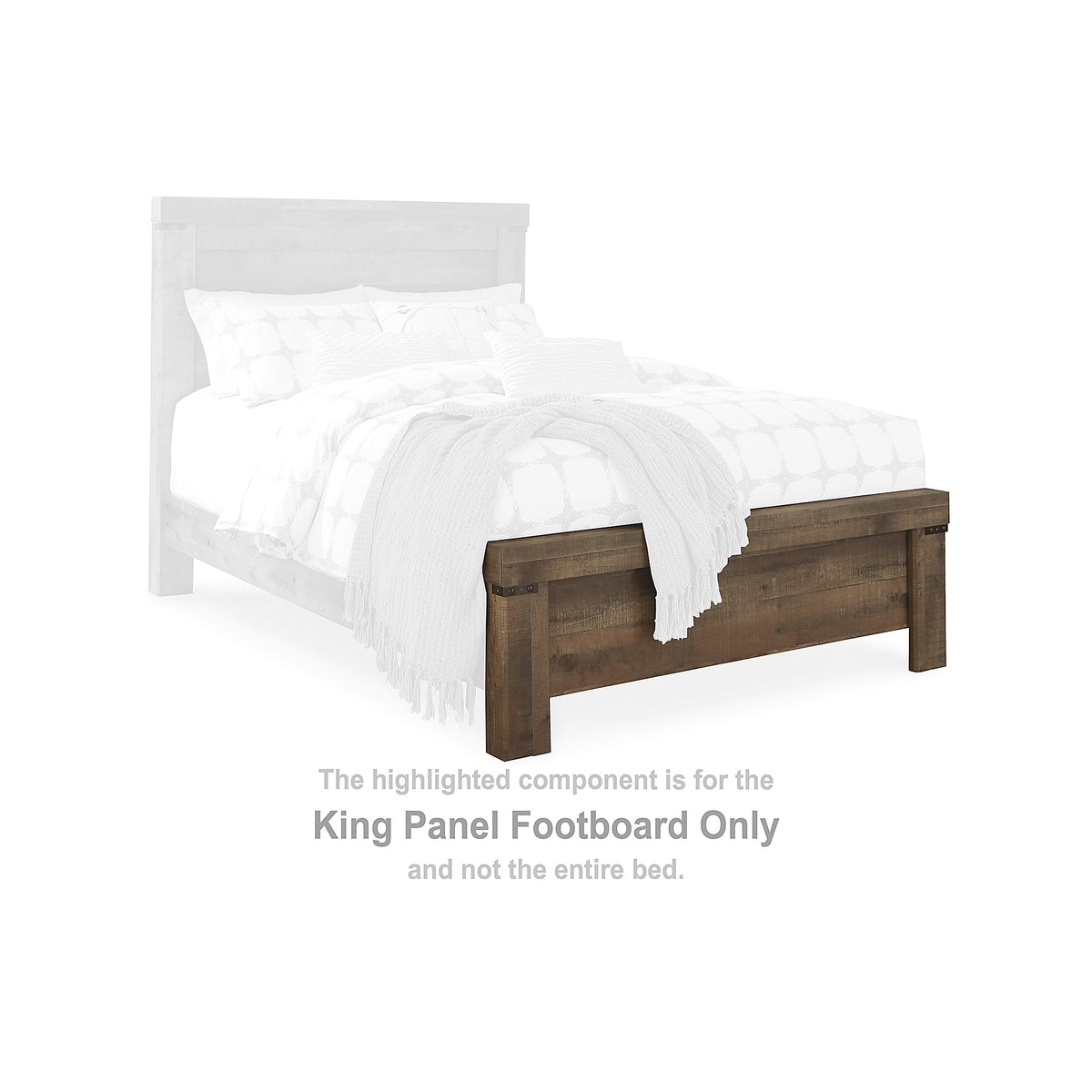 Trinell Panel Footboard - Brown  (B446-156-SI)
