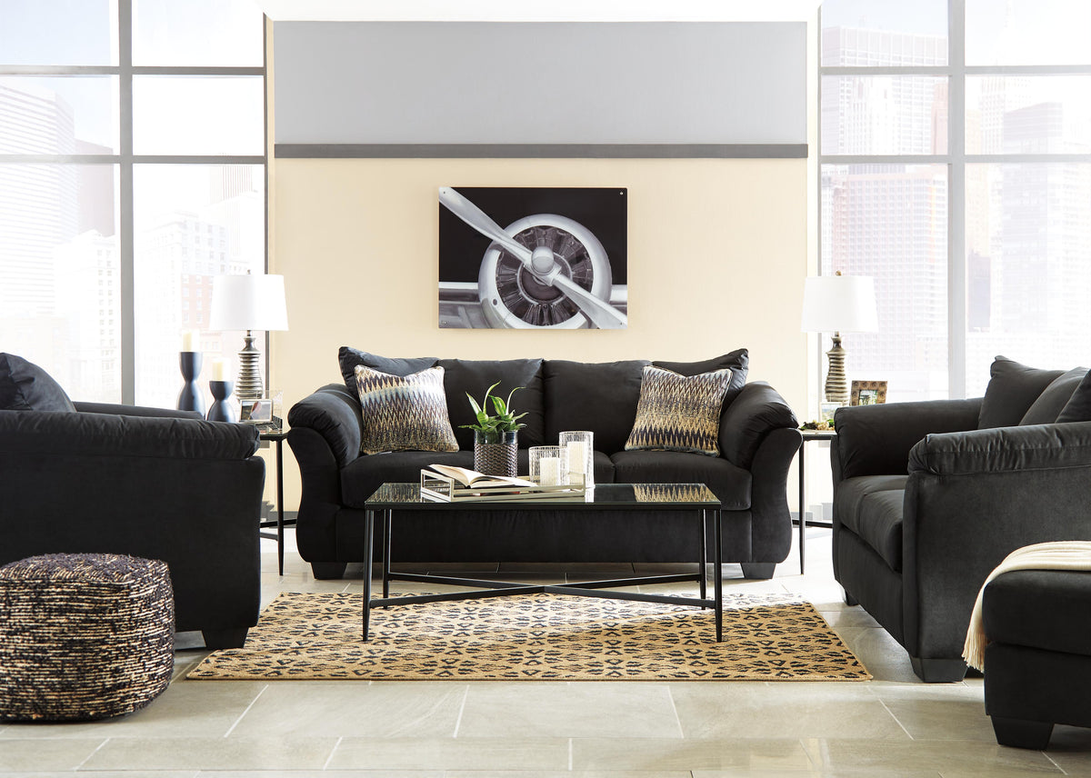 Darcy Sofa and Ottoman (75008-SI) - Image 6