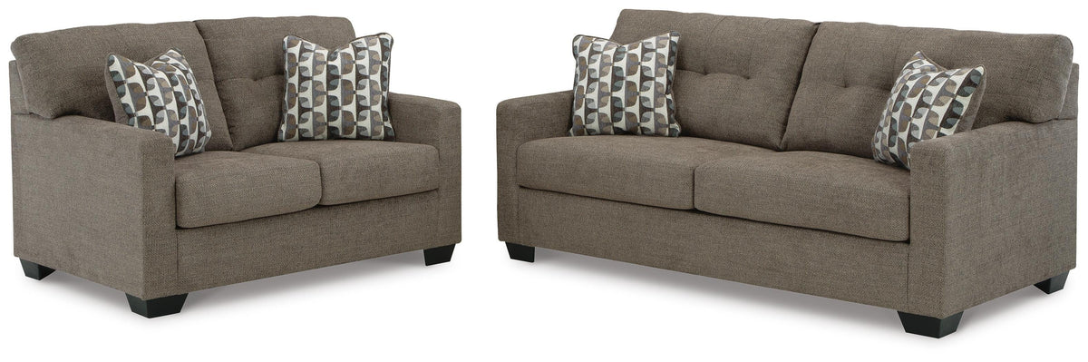 Mahoney Sofa and Loveseat (31005-SI)