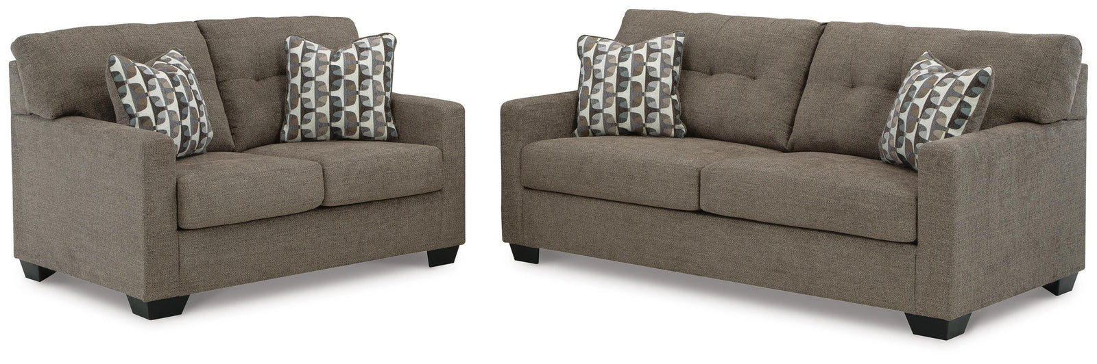 Mahoney Sofa and Loveseat (31005-SI)