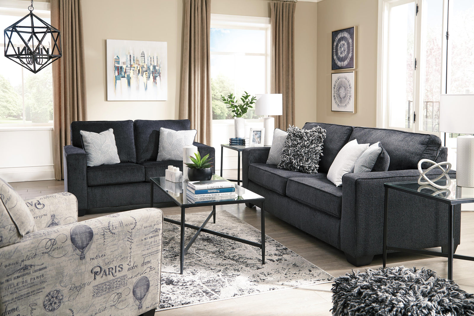 Altari Queen Sofa Sleeper (87213-SI) - Image 9