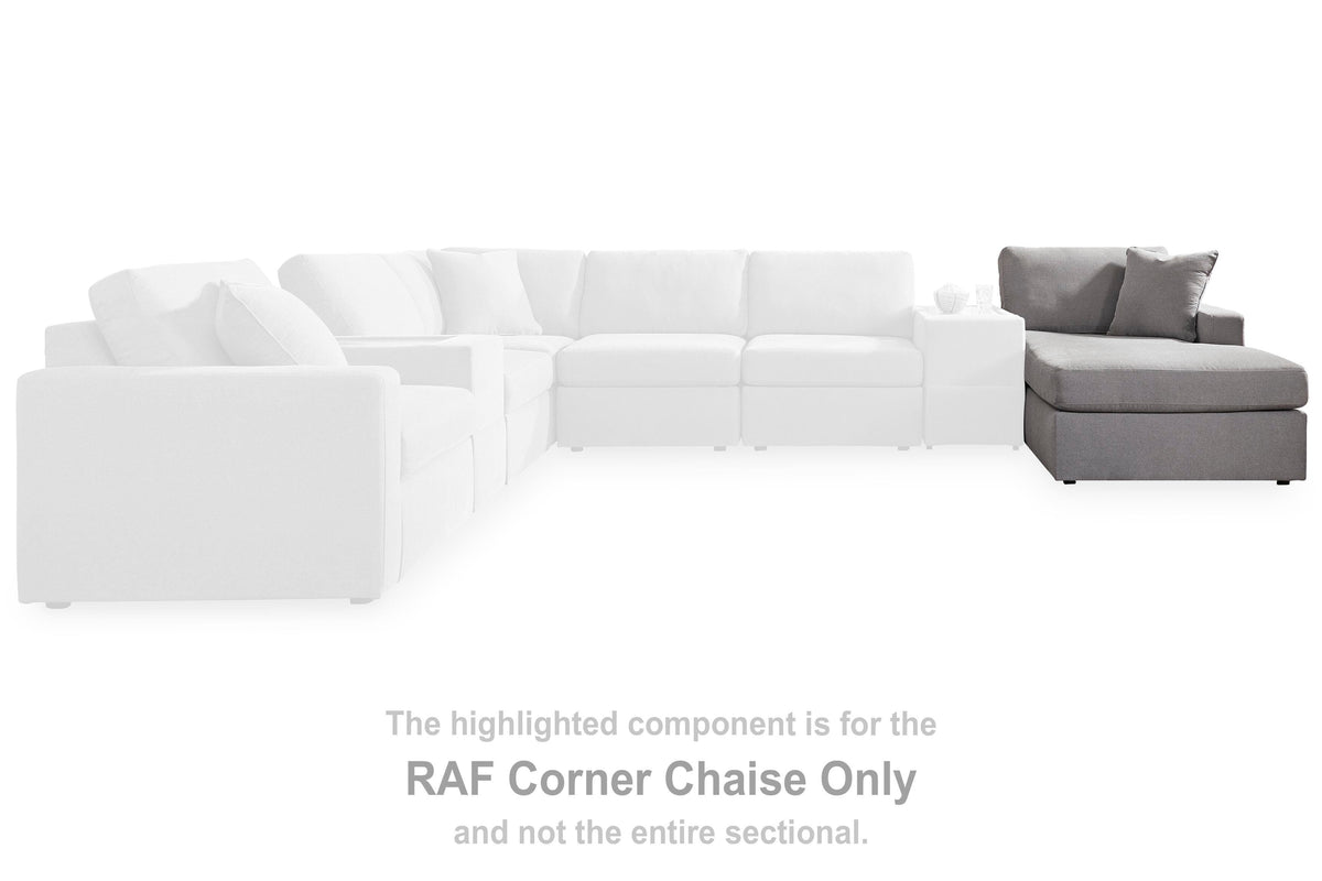 Modmax 6-Piece Sectional with Chaise and Ottoman (92104-SI) - Image 18