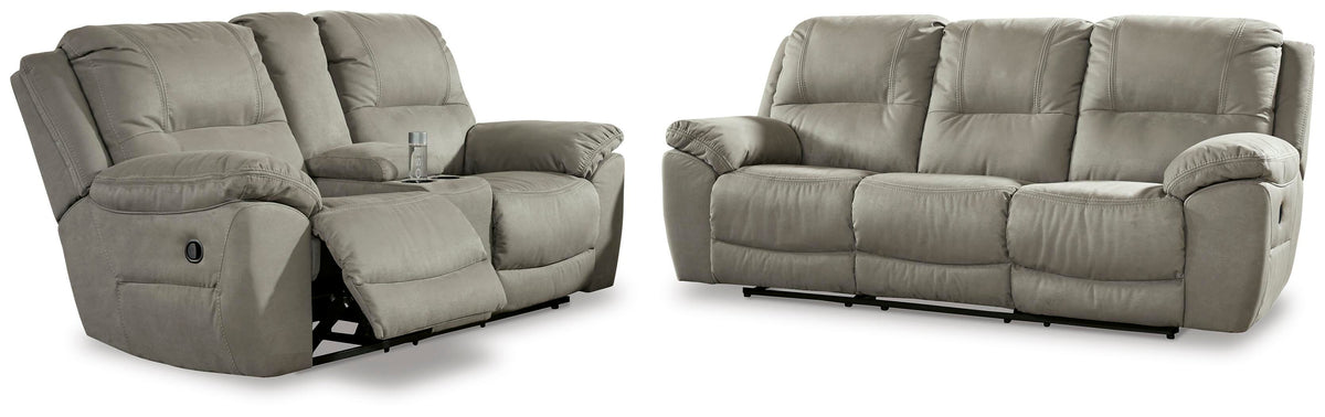 Next-Gen Gaucho Reclining Sofa and Loveseat (54203-SI)