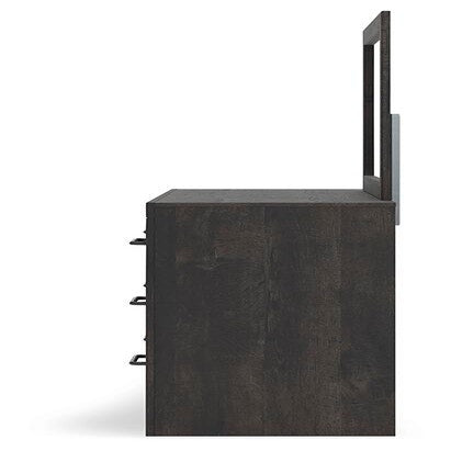 Hollivern Queen Panel Bed, Dresser, Mirror and Nightstand (PCB2108-SI) - Image 7