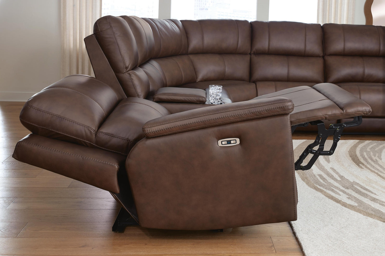 Bleckley 6-Piece Power Reclining Sectional (PCU12001-SI) - Image 4