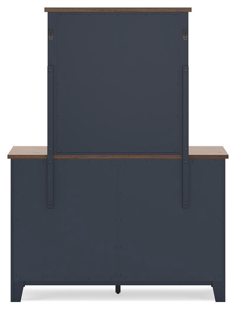 Landocken Panel Bed, Dresser, Mirror and Nightstand (B414-SI) - Image 6