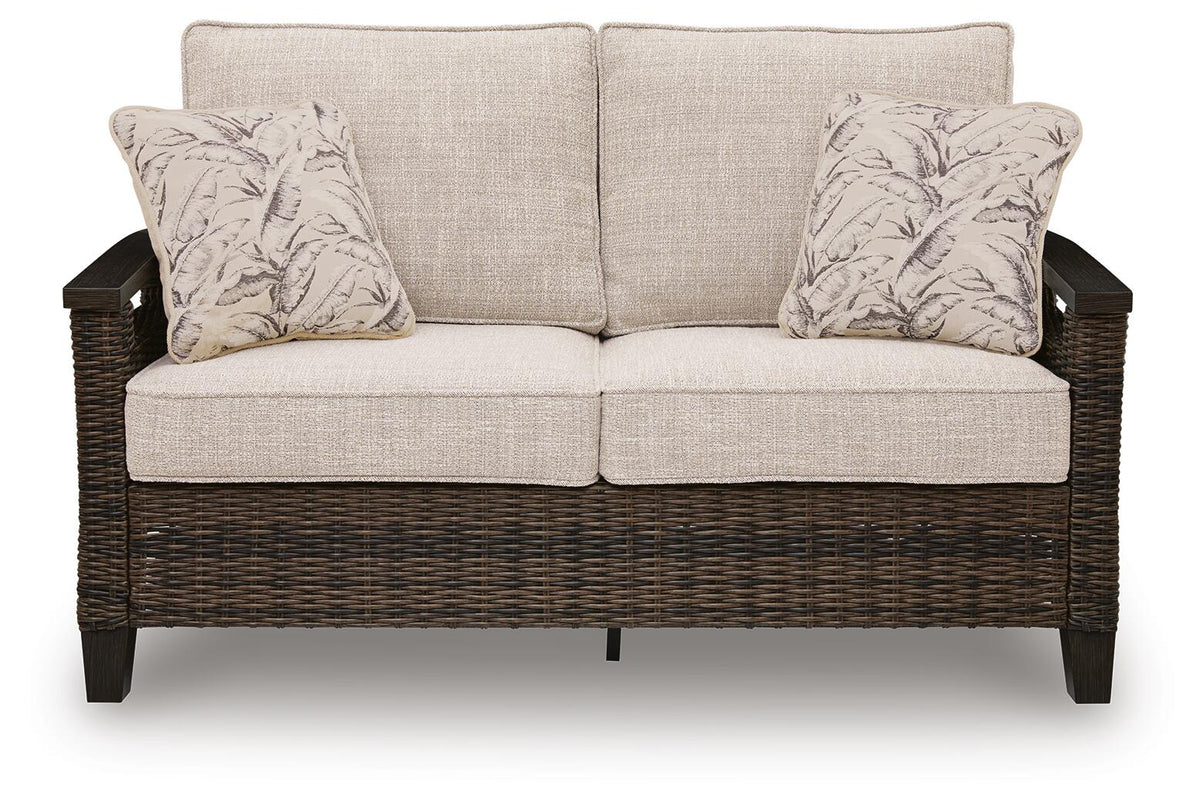 Monterey Point Outdoor Sofa with Cushion (PCP760-SI) - Image 14