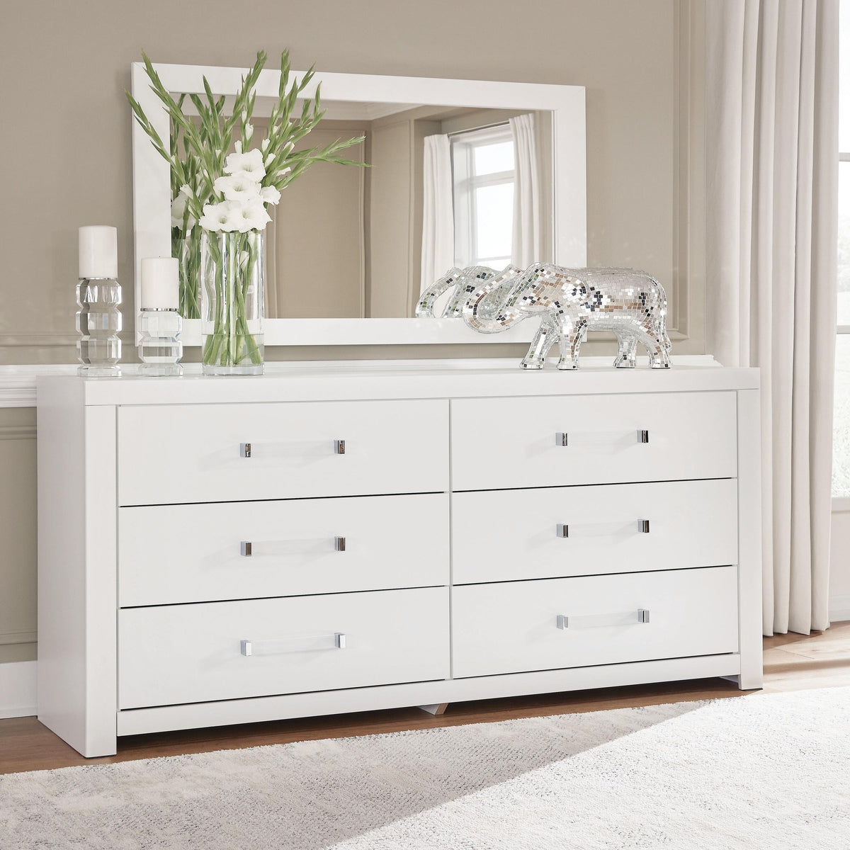 Maeling Dresser and Mirror (PCB1119-SI) - Image 4