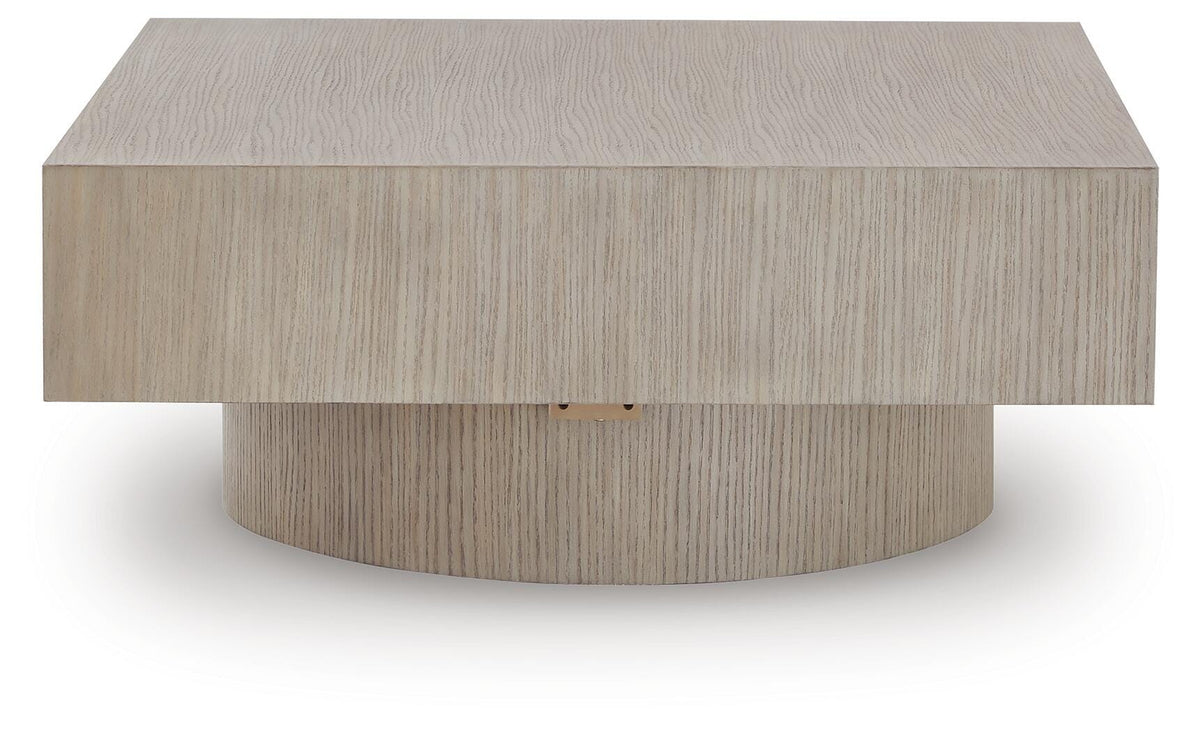 Jorielyn Coffee Table - Light Grayish Brown  (T712-SI) - Image 3