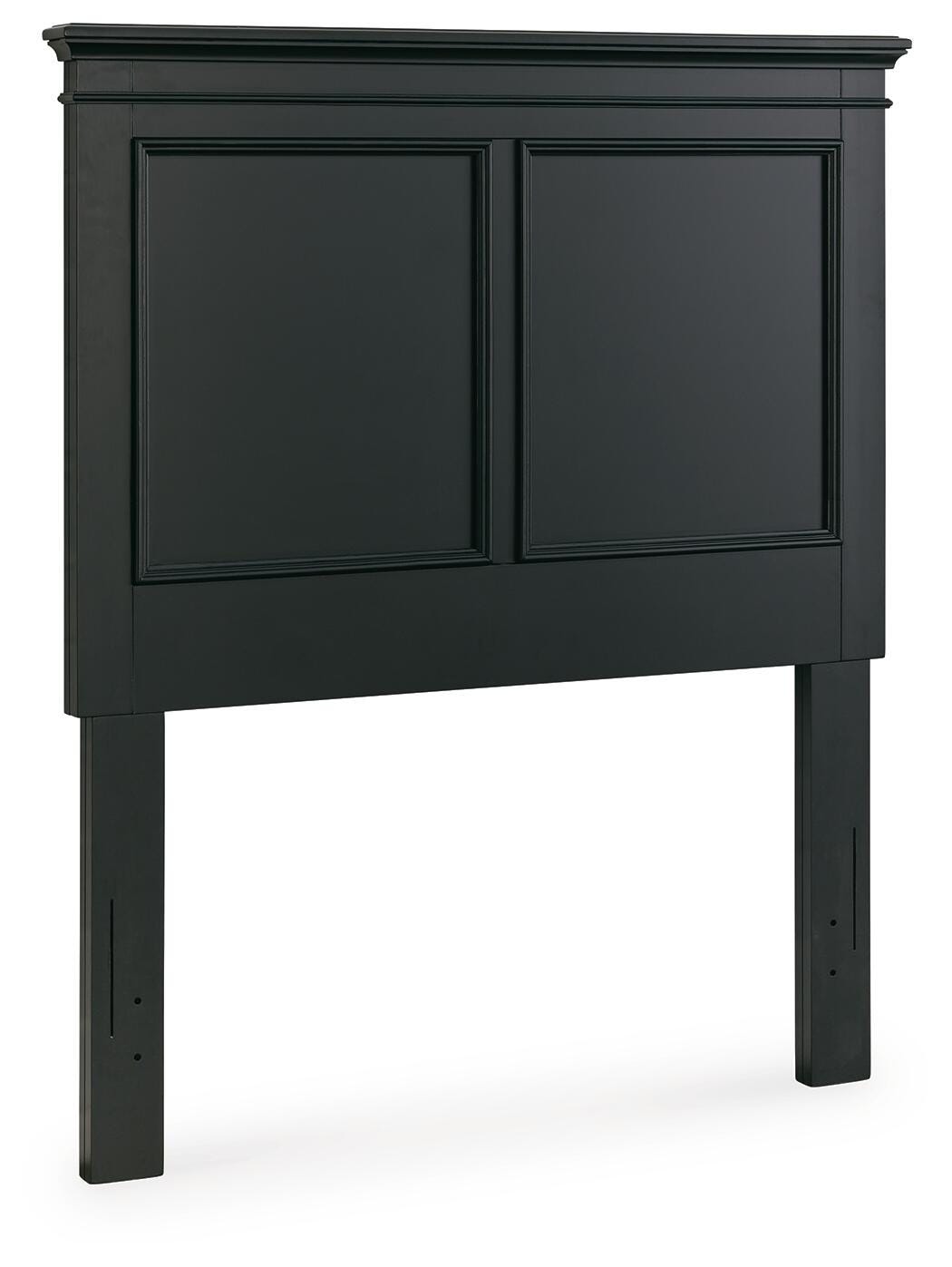 Lanolee Panel Headboard - Black  (B687-SI) - Image 4