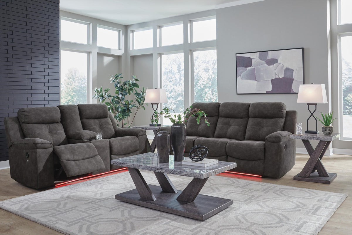 Brysonview Reclining Sofa and Loveseat (63605-SI) - Image 11