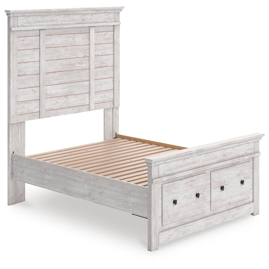 Makidern Queen Panel Storage Bed (PCB1171-SI) - Image 3