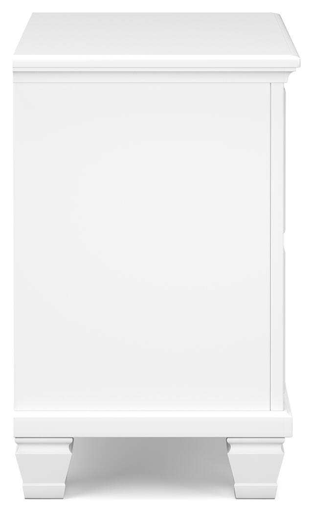 Fortman Panel Bed, Dresser, Mirror and Nightstand - White  (B680-SI) - Image 22
