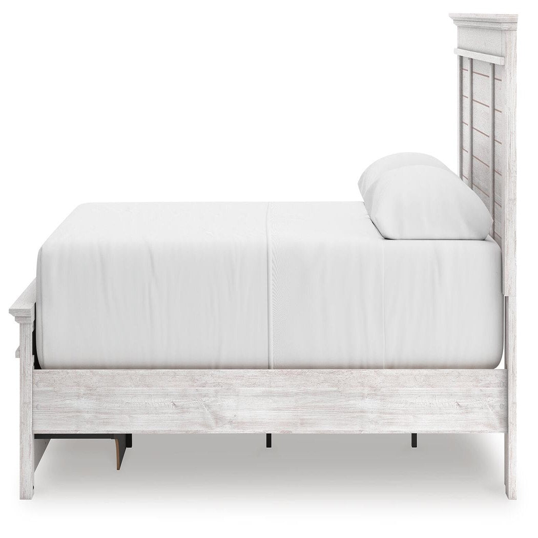 Makidern Queen Panel Storage Bed, Dresser and Mirror (PCB1171-SI) - Image 14