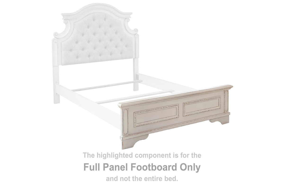 Realyn Panel Footboard - Chipped White  (B743-SI) - Image 3