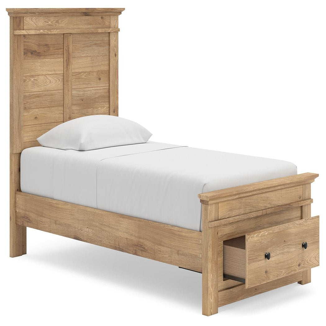 Makidern Twin Panel Storage Bed (PCB1170-SI) - Image 4