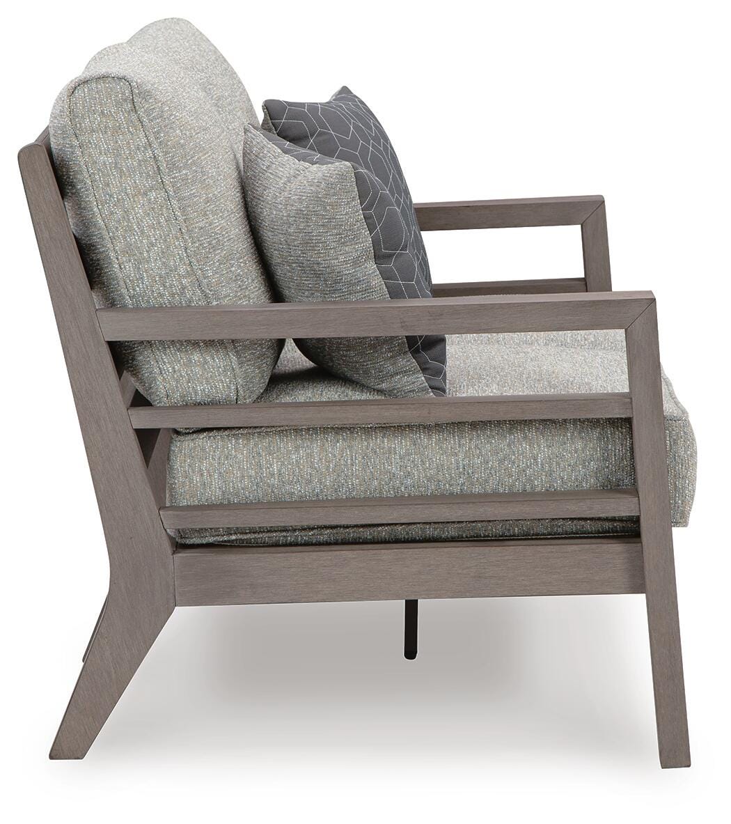 Hillside Barn Outdoor Sofa with Cushion (P564-SI) - Image 9