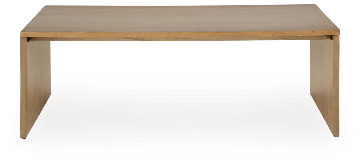 Ella Grove Coffee Table - Rich Brown  (T639-SI) - Image 3