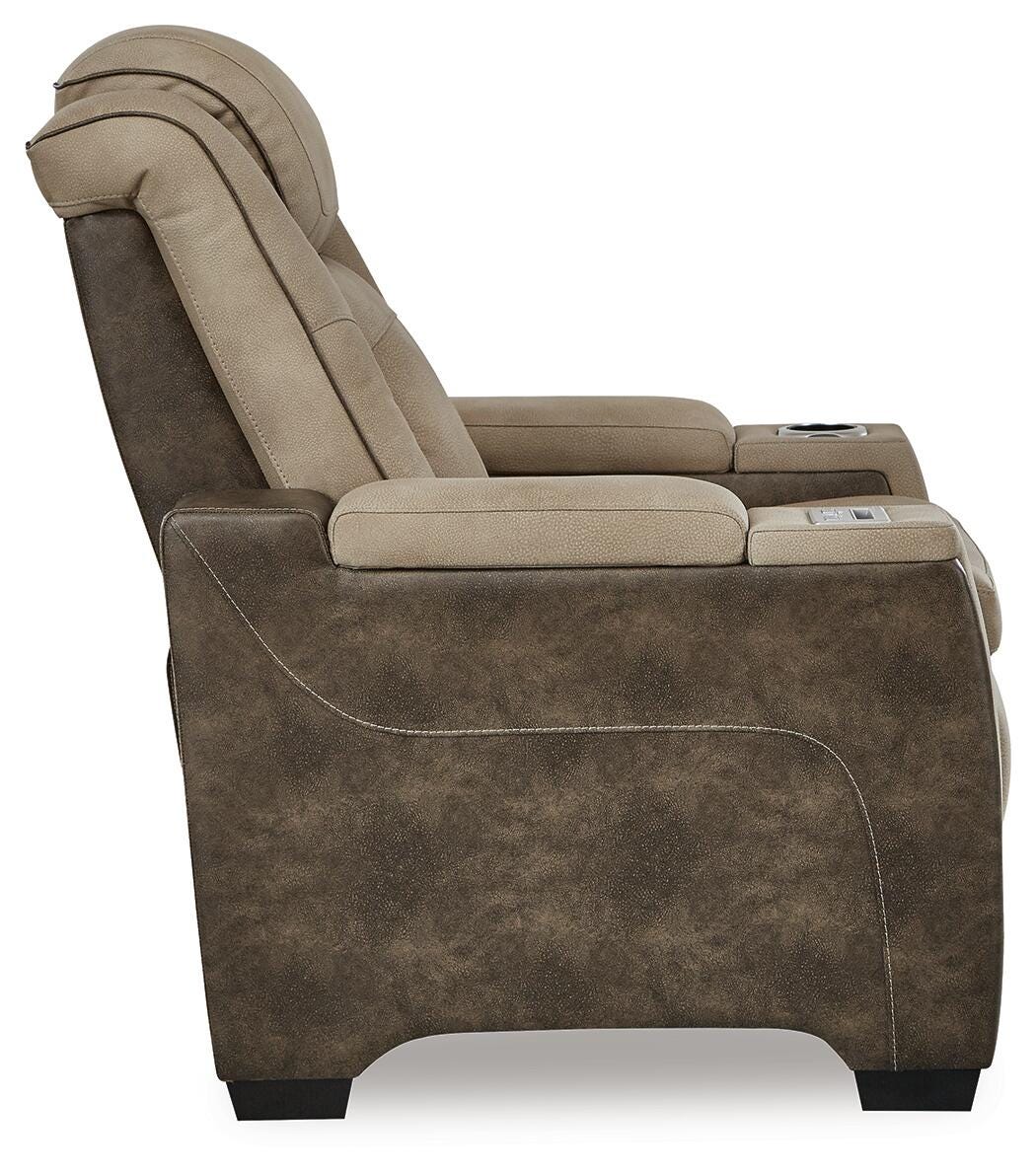 Next-Gen Durapella Power Reclining Loveseat with Console (22003-SI) - Image 3