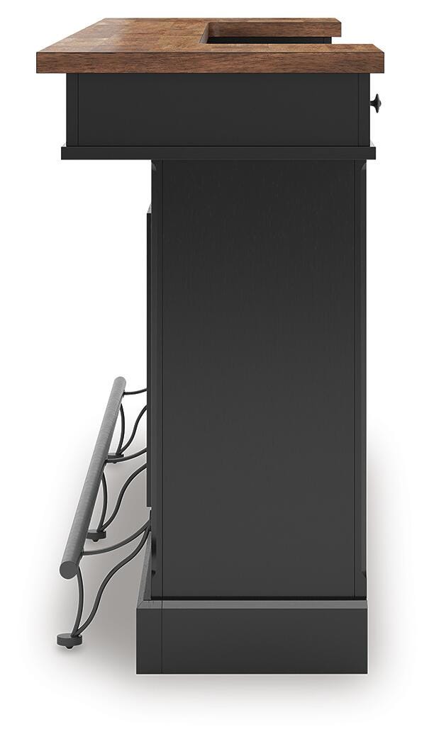 Wildenauer Bar Table and 4 Barstools (D634-SI) - Image 10