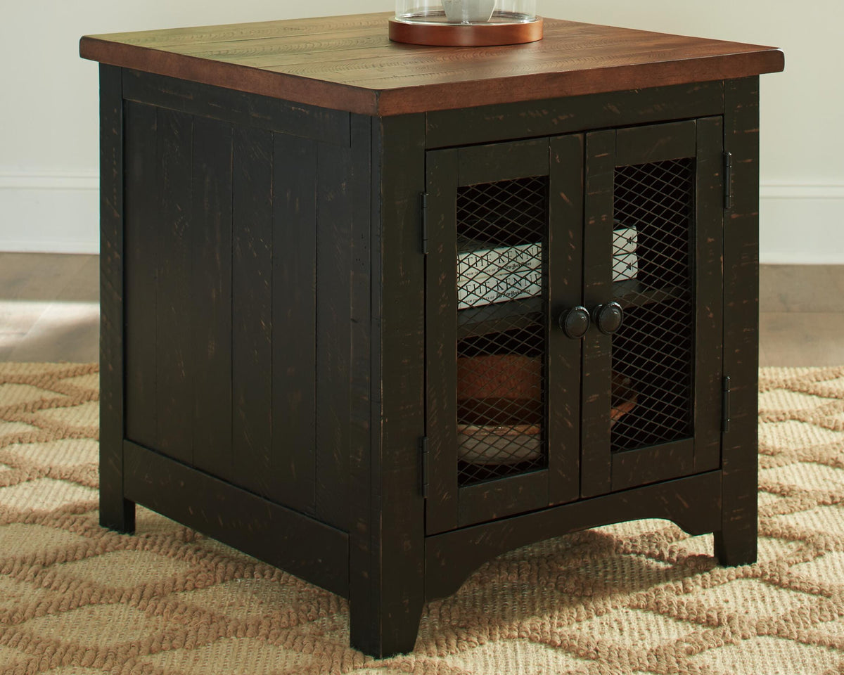Valebeck Coffee Table and 2 End Tables - Black/Brown  (T468-SI) - Image 6
