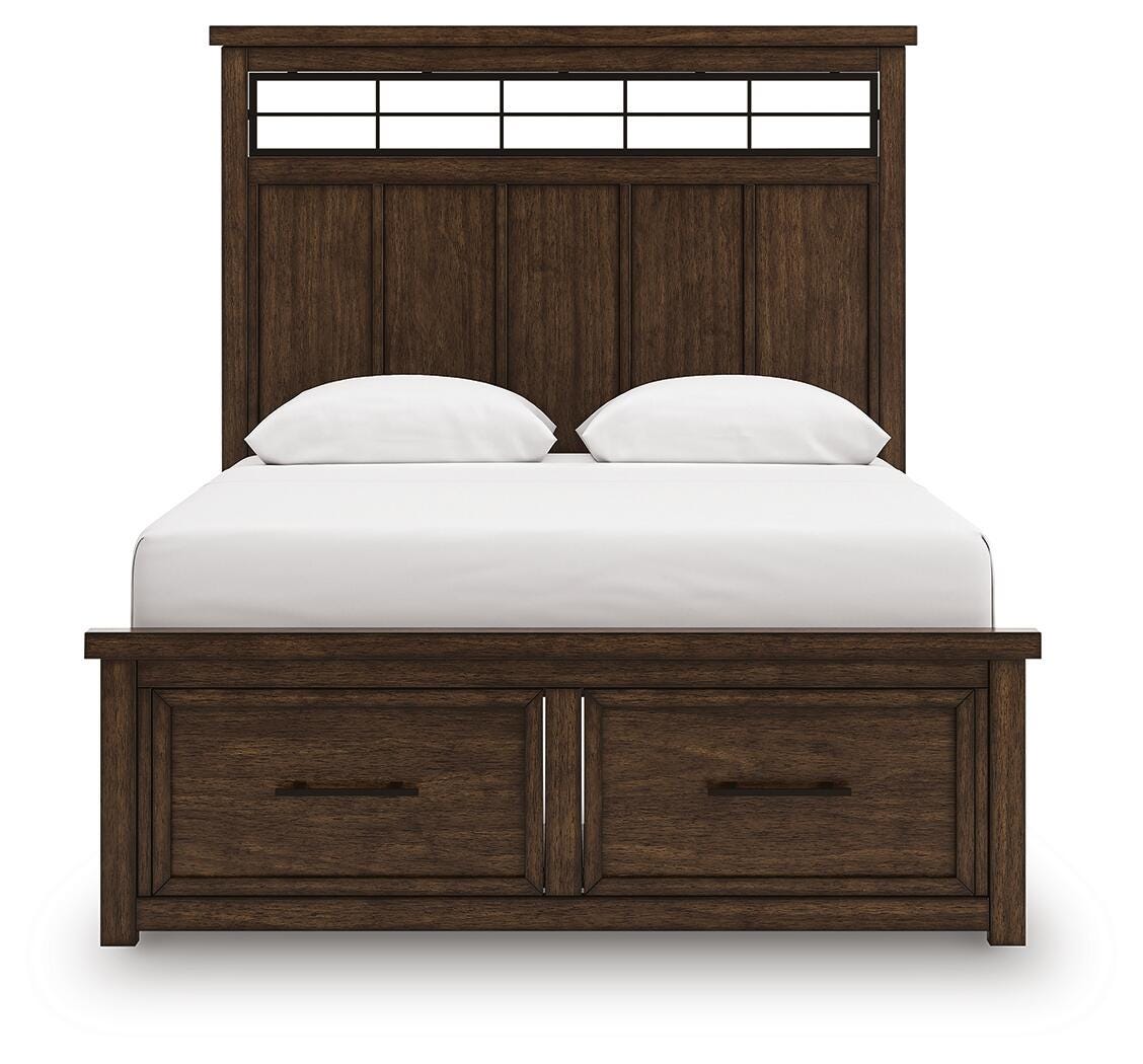 Taffenbrook Panel Storage Bed, Dresser and Mirror (B849-SI) - Image 9