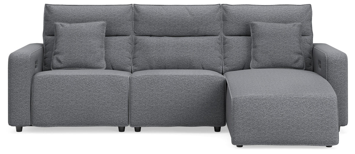 Modmax II 3-Piece Reclining Sofa Chaise (65906-SI)