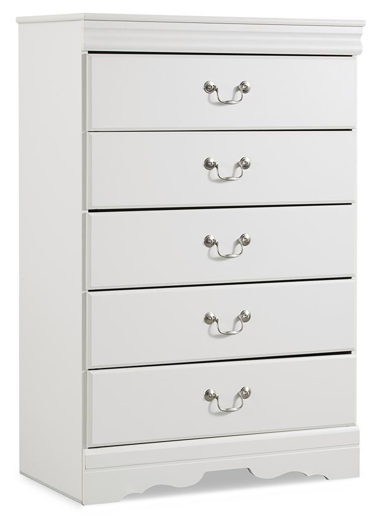 Anarasia Chest and 2 Nightstands (B129-SI) - Image 3