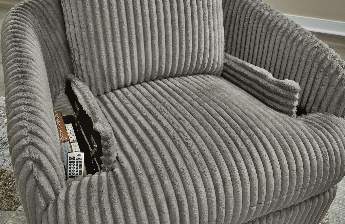 Tie-Breaker Swivel Glider Recliner (94903-SI) - Image 10
