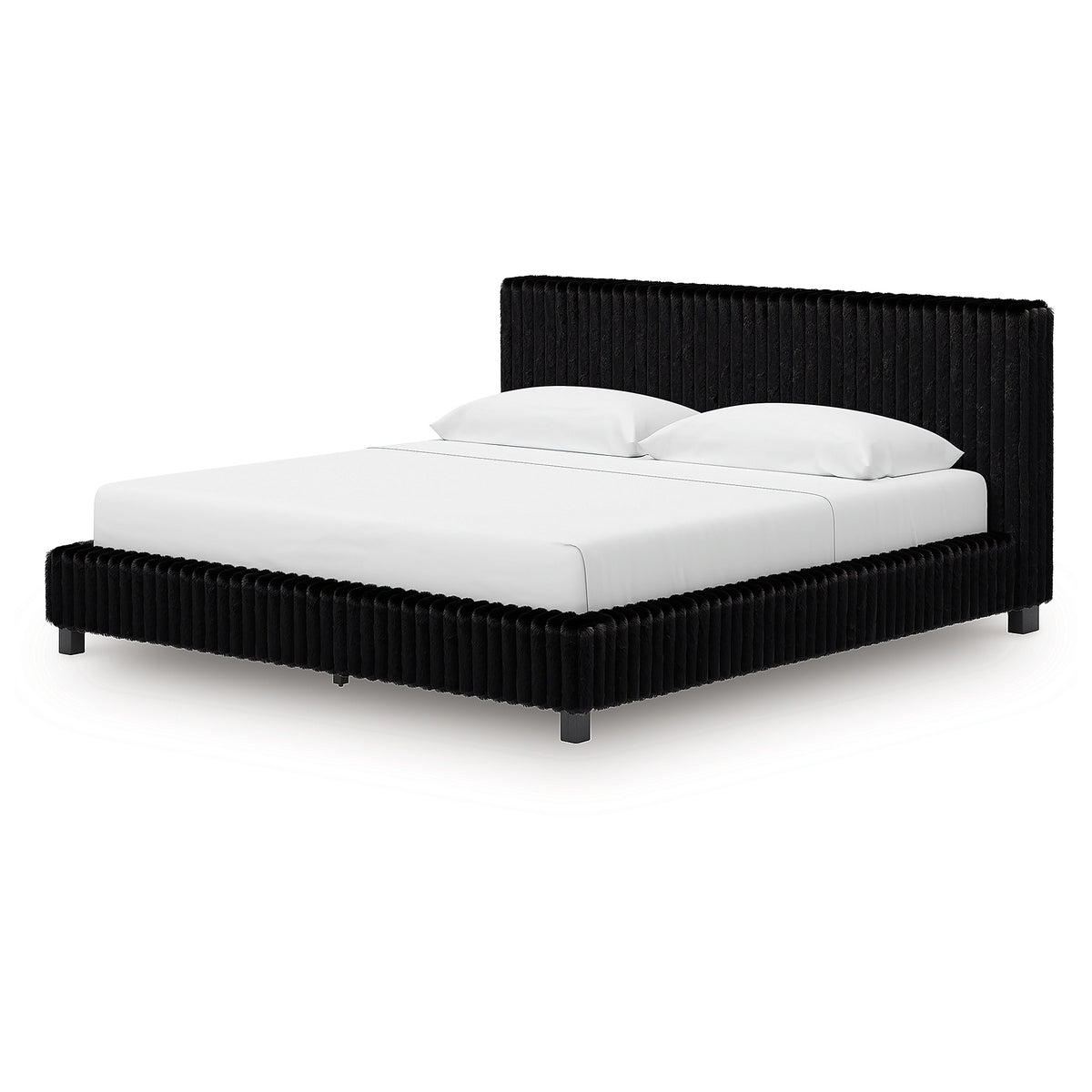Zuraleus King Upholstered Bed, Dresser and Nightstand (PCB3380-SI) - Image 15