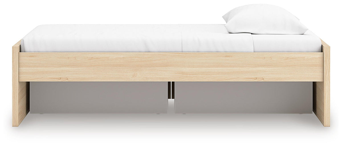 Onita Platform Bed with 1 Side Storage (Youth) - Natural  (EB9632-SI) - Image 8