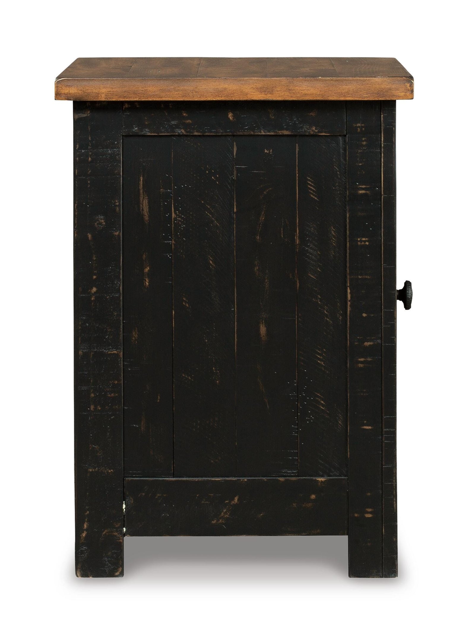Valebeck Chairside End Table - Black/Brown  (T468-SI) - Image 7