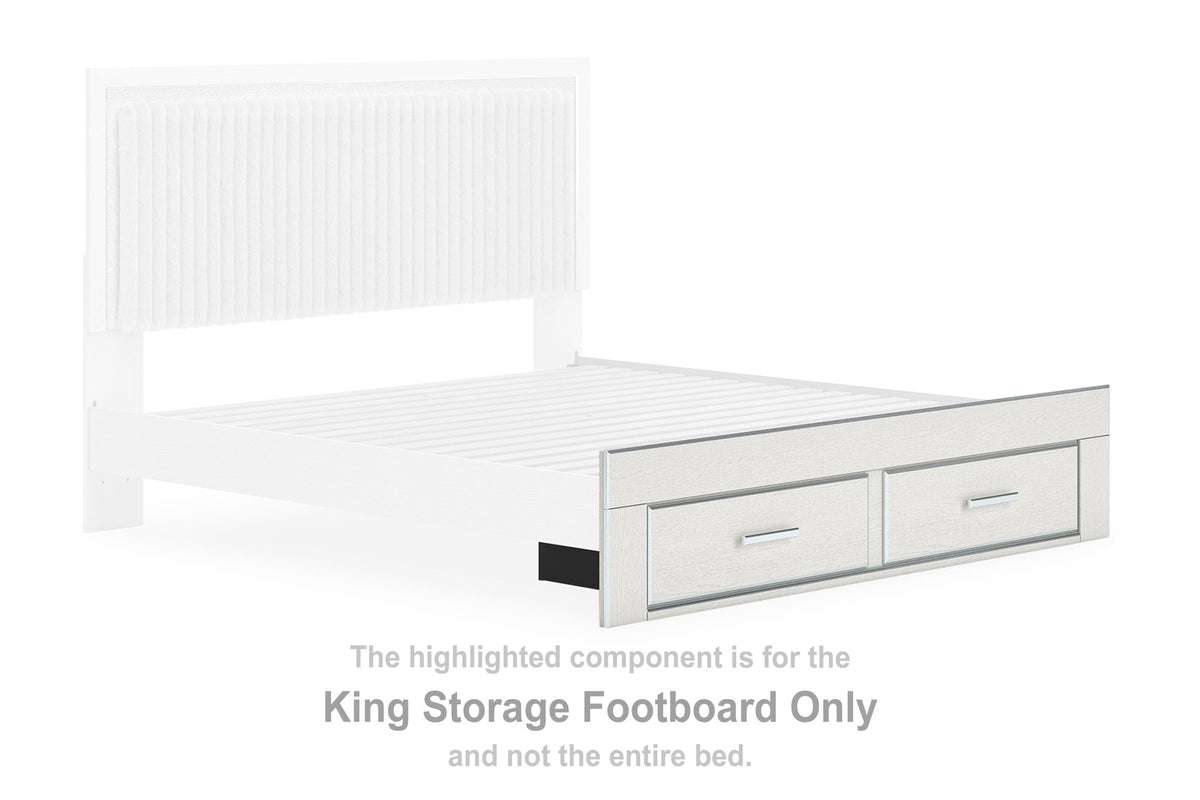 Zuraleus King/California King Upholstered Headboard/Footboard/Roll Slats (PCB3381-SI) - Image 32