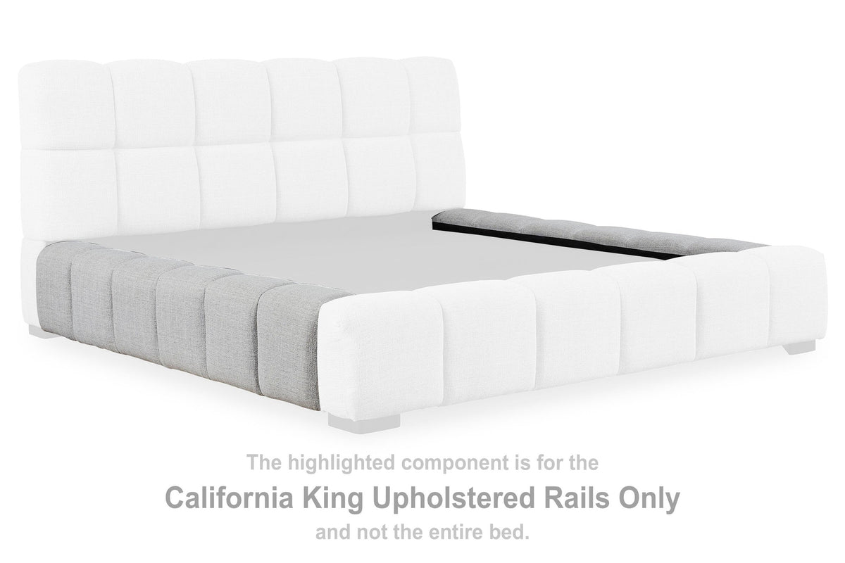 Grendusk King/California King Upholstered Headboard/Footboard/Bunkie Board (PCB584-SI) - Image 2
