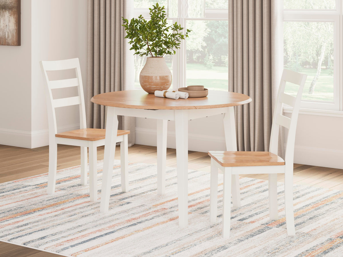 Gesthaven Dining Table and 2 Chairs (D398-SI) - Image 13