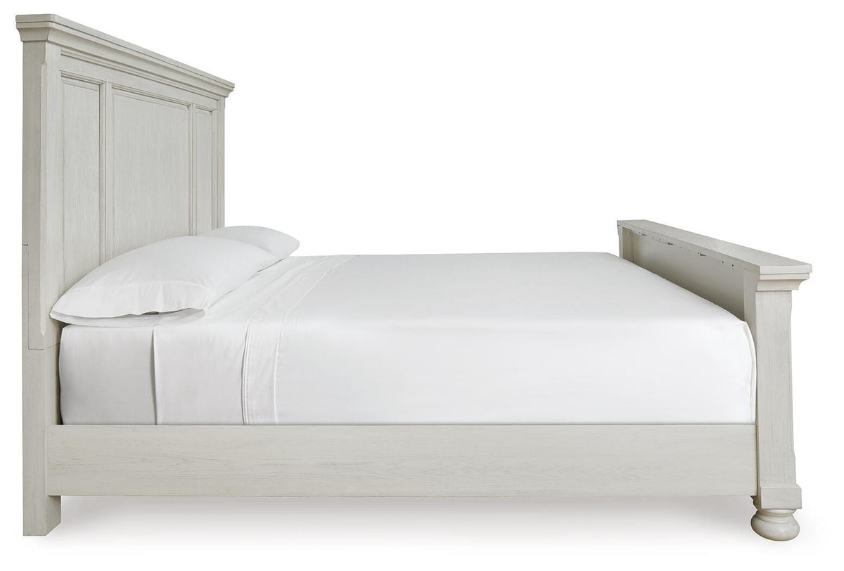 Robbinsdale Panel Bed - Antique White  (B742-SI) - Image 4