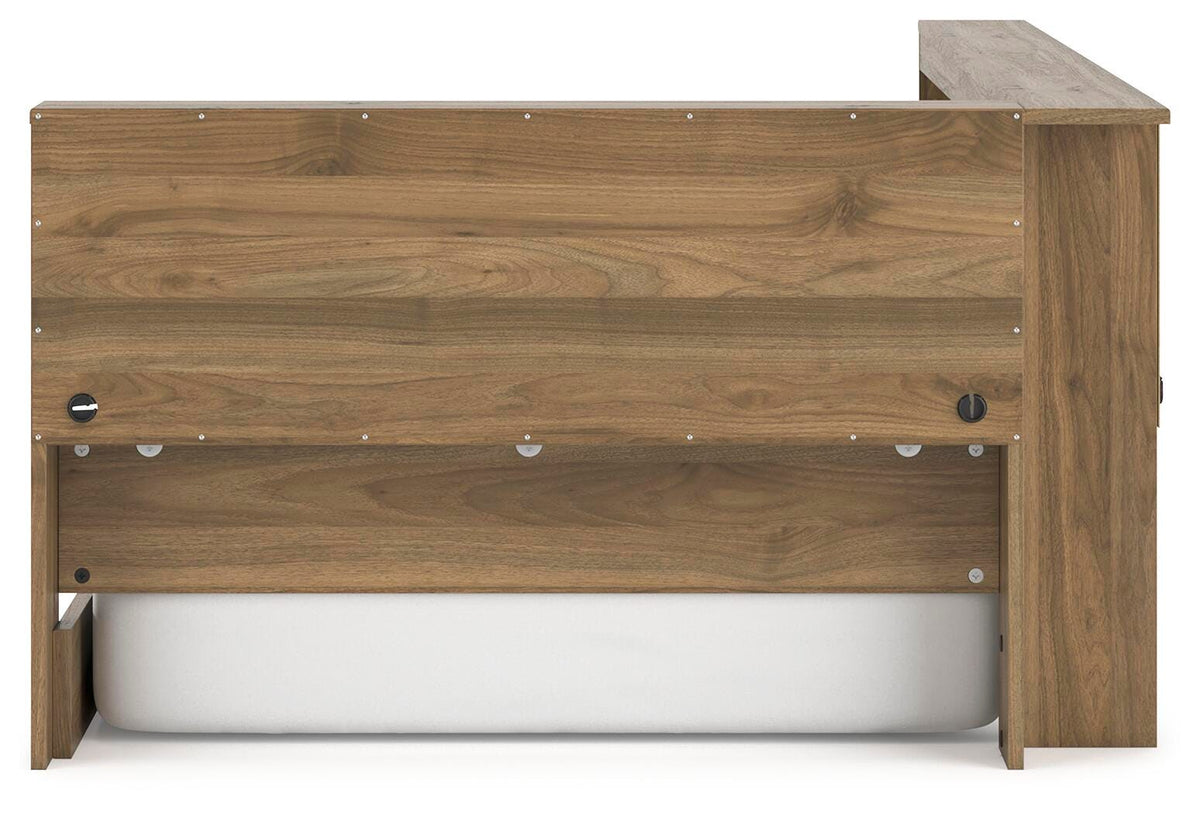 Deanlow Bookcase Storage Bed (Youth) - Honey  (EB1866-SI) - Image 4