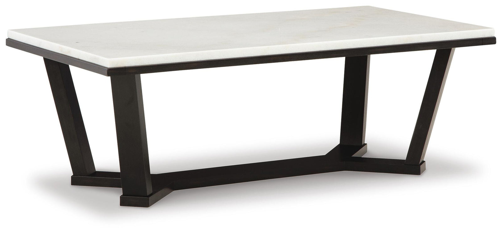 Fostead Coffee Table - White/Espresso  (T770-SI)