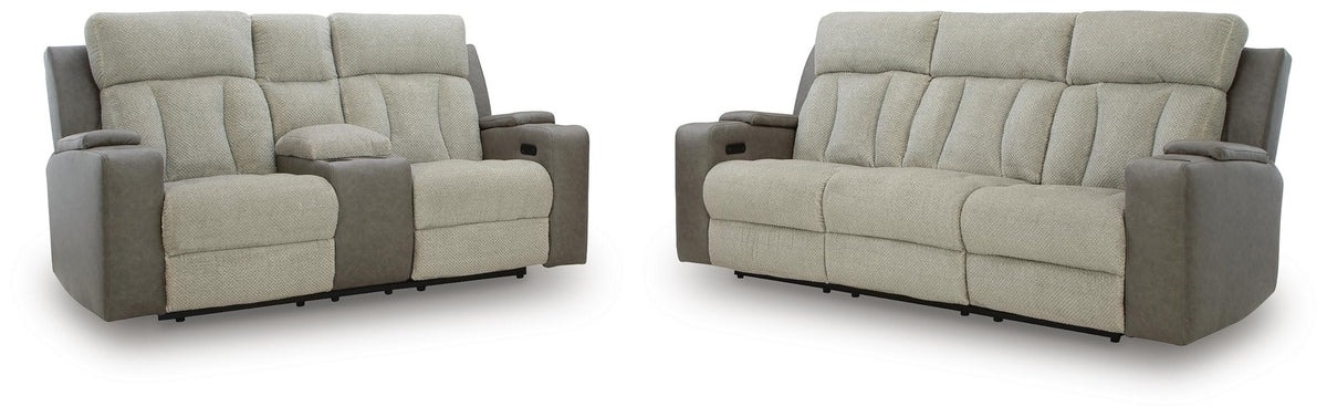 Branthorpe Power Reclining Sofa and Loveseat (PC63204-SI)