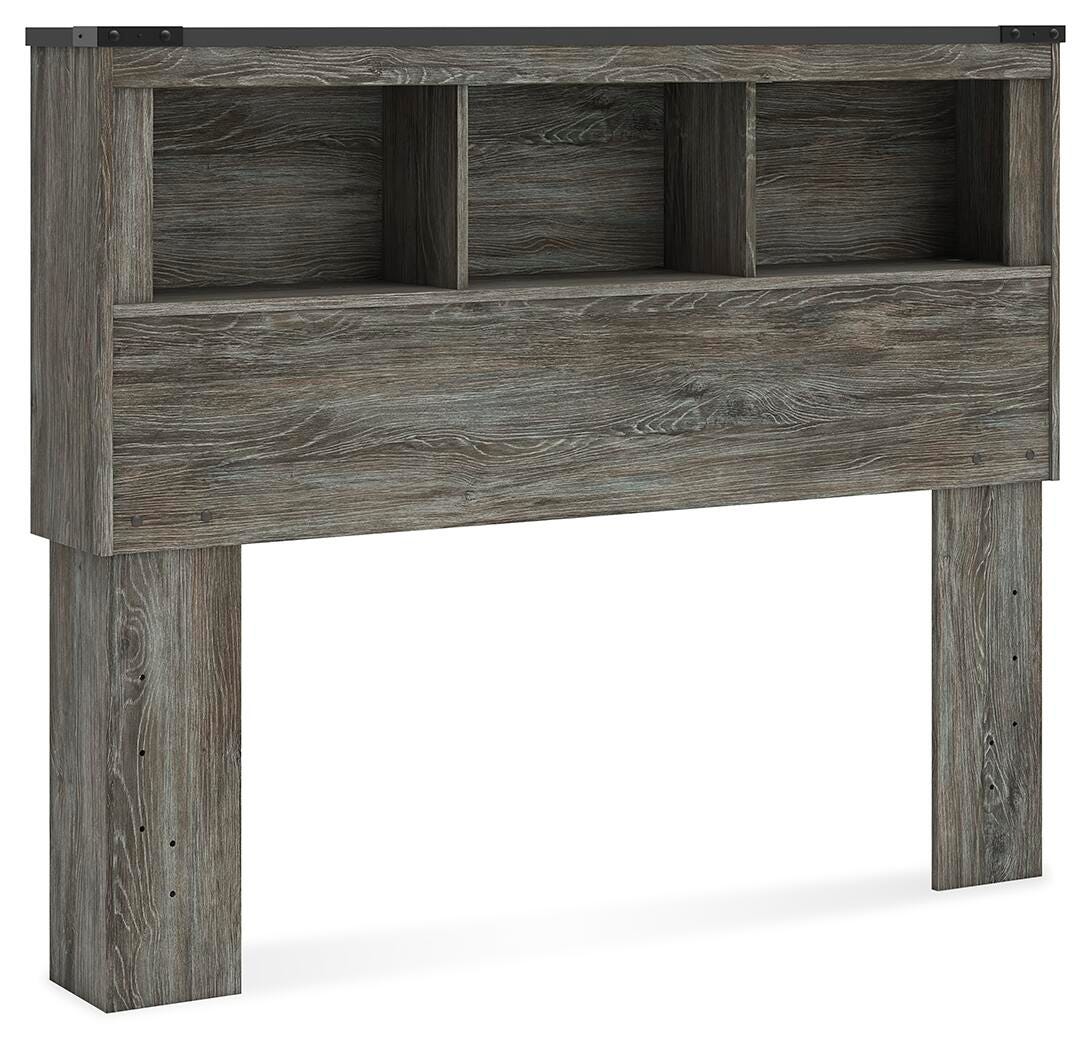 Frandern Bookcase Headboard (Youth) - Gray  (B4480-SI)