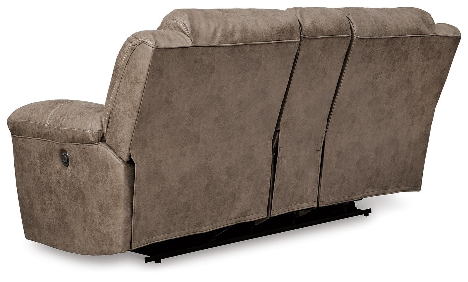 Stoneland Reclining Loveseat with Console (39905-SI) - Image 4