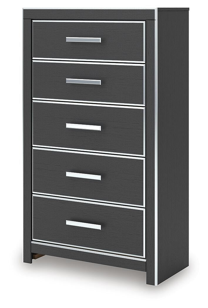Zuraleus King Storage Bed, Dresser, Mirror, Chest and Nightstand (PCB3380-SI) - Image 15