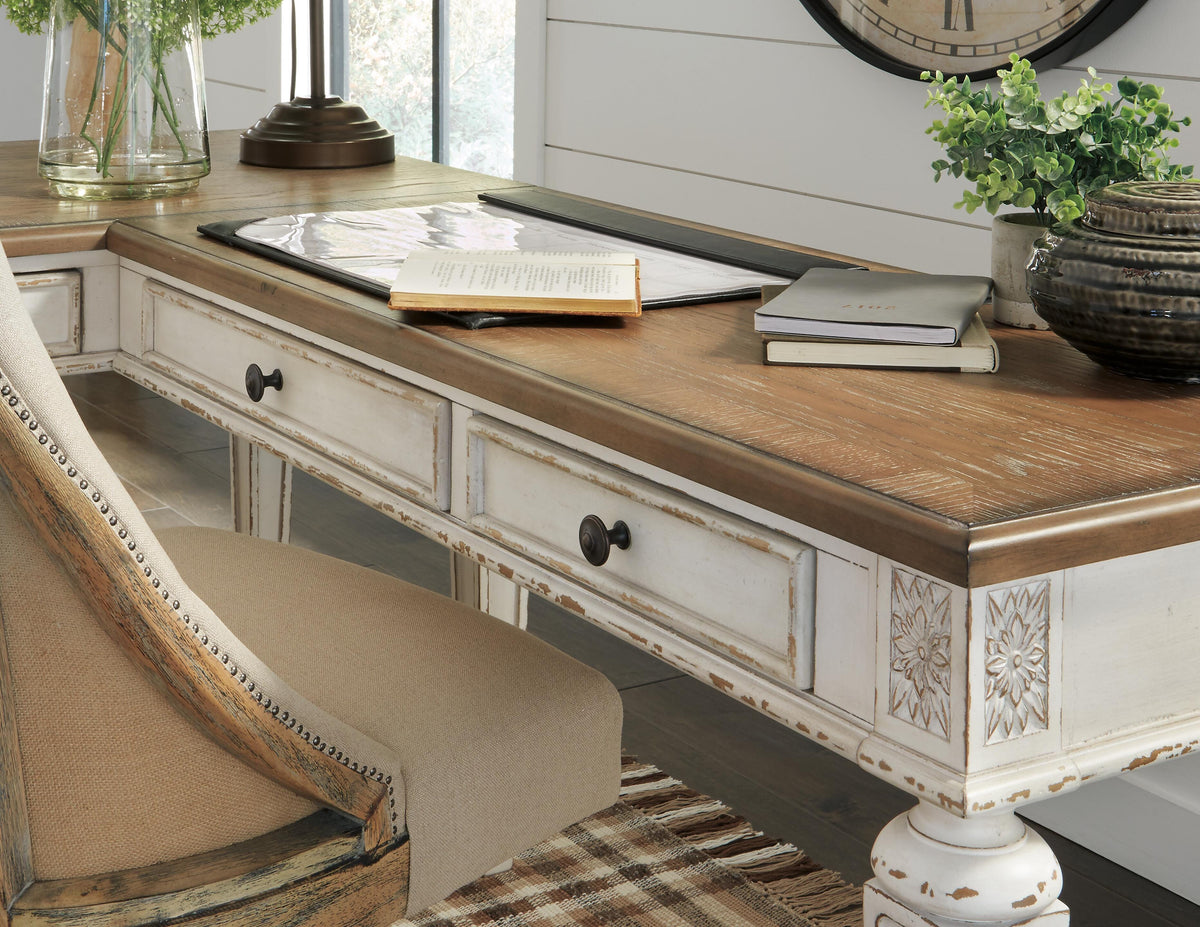 Realyn 2-Piece Home Office Desk (H743-SI) - Image 11