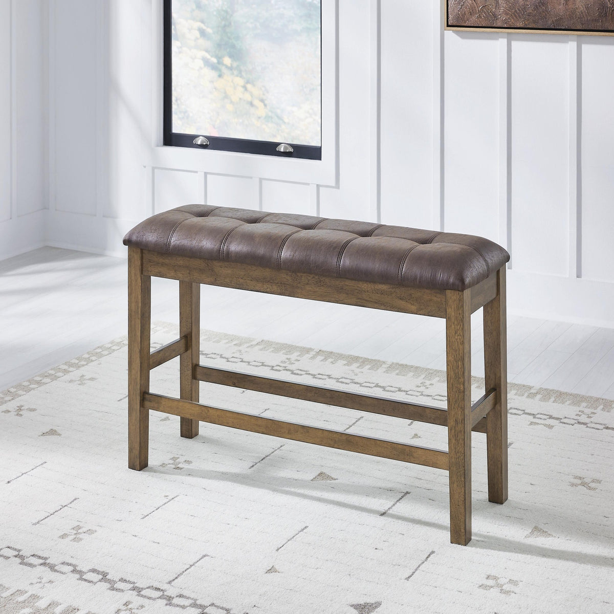 Urbinforte Counter Height Dining Bench (PCD592-SI) - Image 14