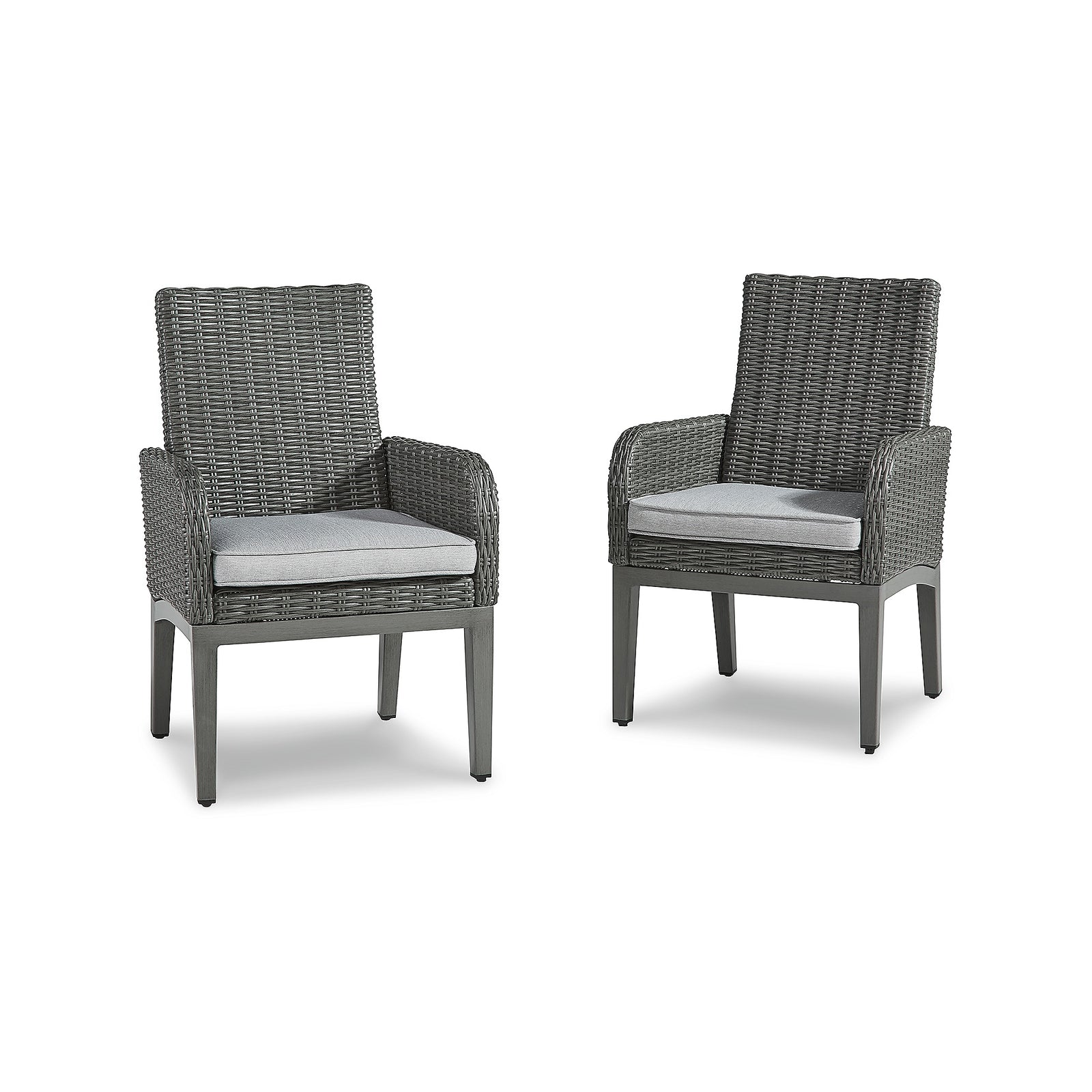 Elite Park Arm Chair with Cushion (Set of 2) (P518-601A-SI)