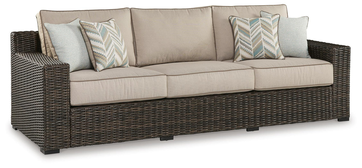 Coastline Bay Outdoor Sofa with Cushion (P784-SI) - Image 2