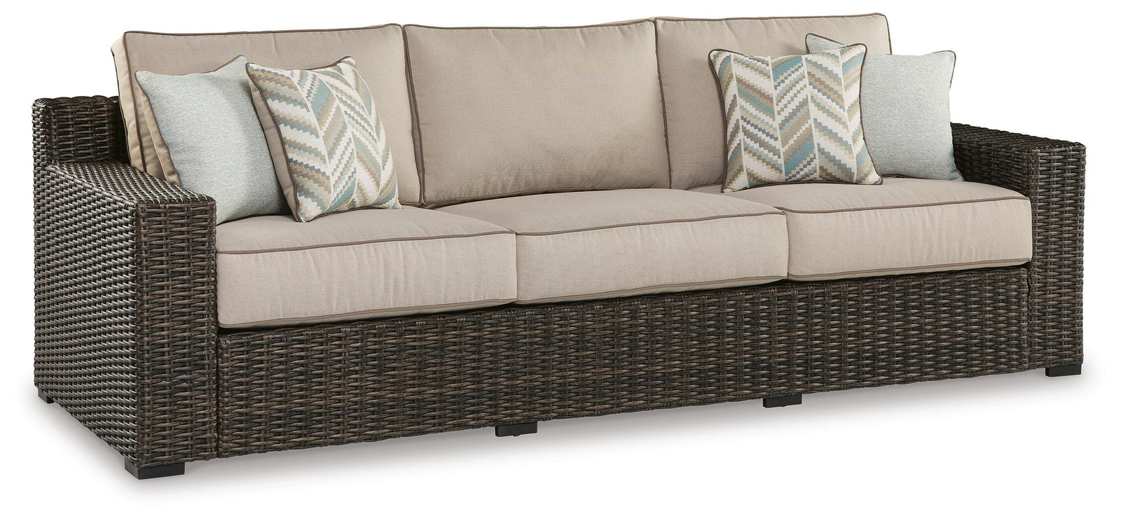 Coastline Bay Outdoor Sofa with Cushion (P784-SI) - Image 2