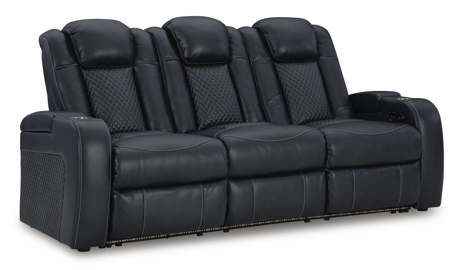 Fyne-Dyme Power Reclining Loveseat with Console (36603-SI) - Image 23