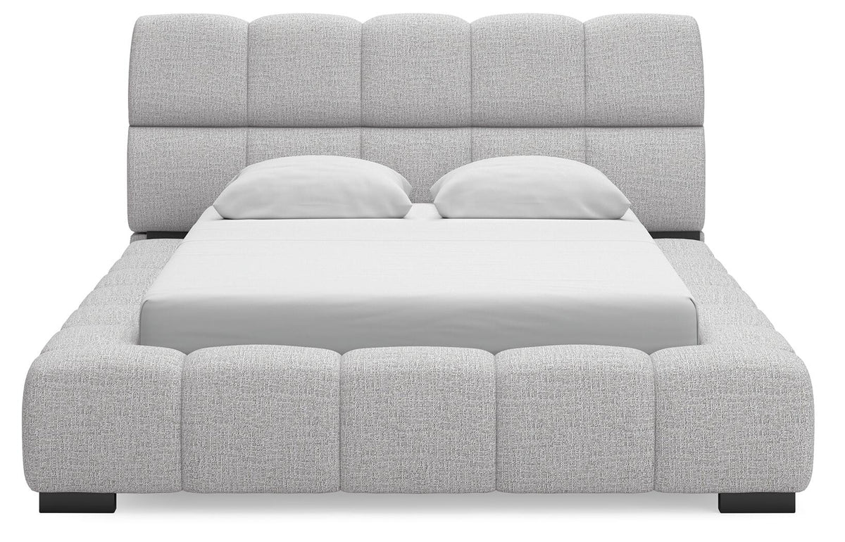 Grendusk Queen Upholstered Bed (PCB584-SI) - Image 2
